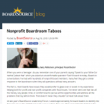 Boardsource Taboos